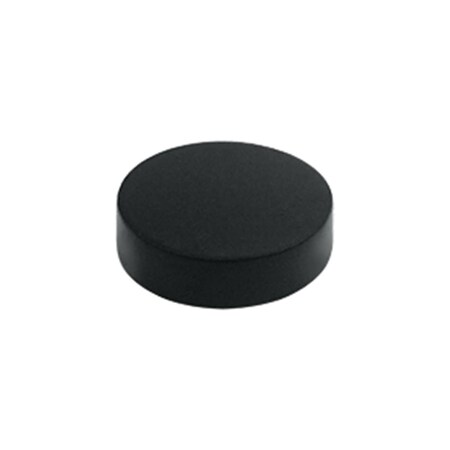 Patioplus 1 in. Diameter Flat Round Screw Cover- Black, Solid PA3232709